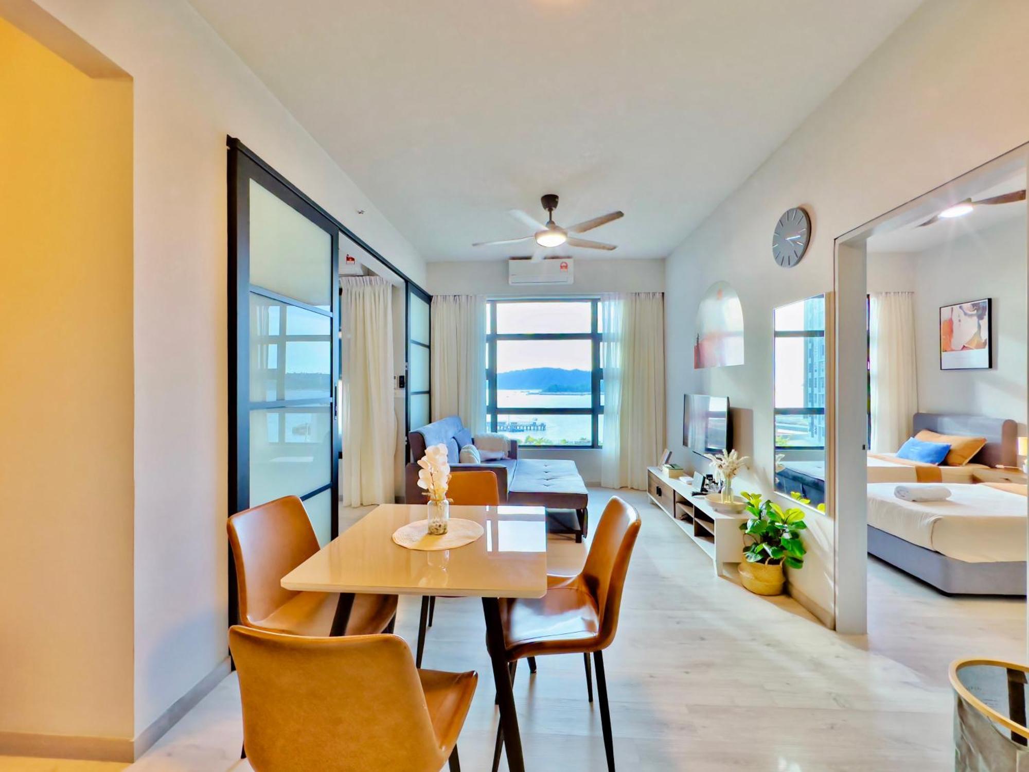 #6 Jesselton Quay City Pads Seaview By Zeluxo Kota Kinabalu Kültér fotó